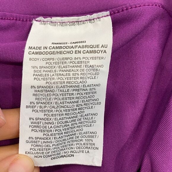 Nike Dri Fit Women’s Purple Short - Picture 6 of 7